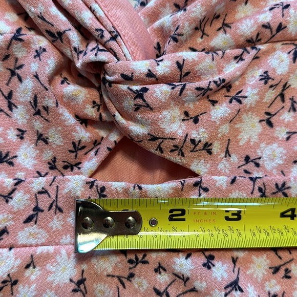 Francesca’s Blue Rain Floral Mini Dress - Picture 8 of 10